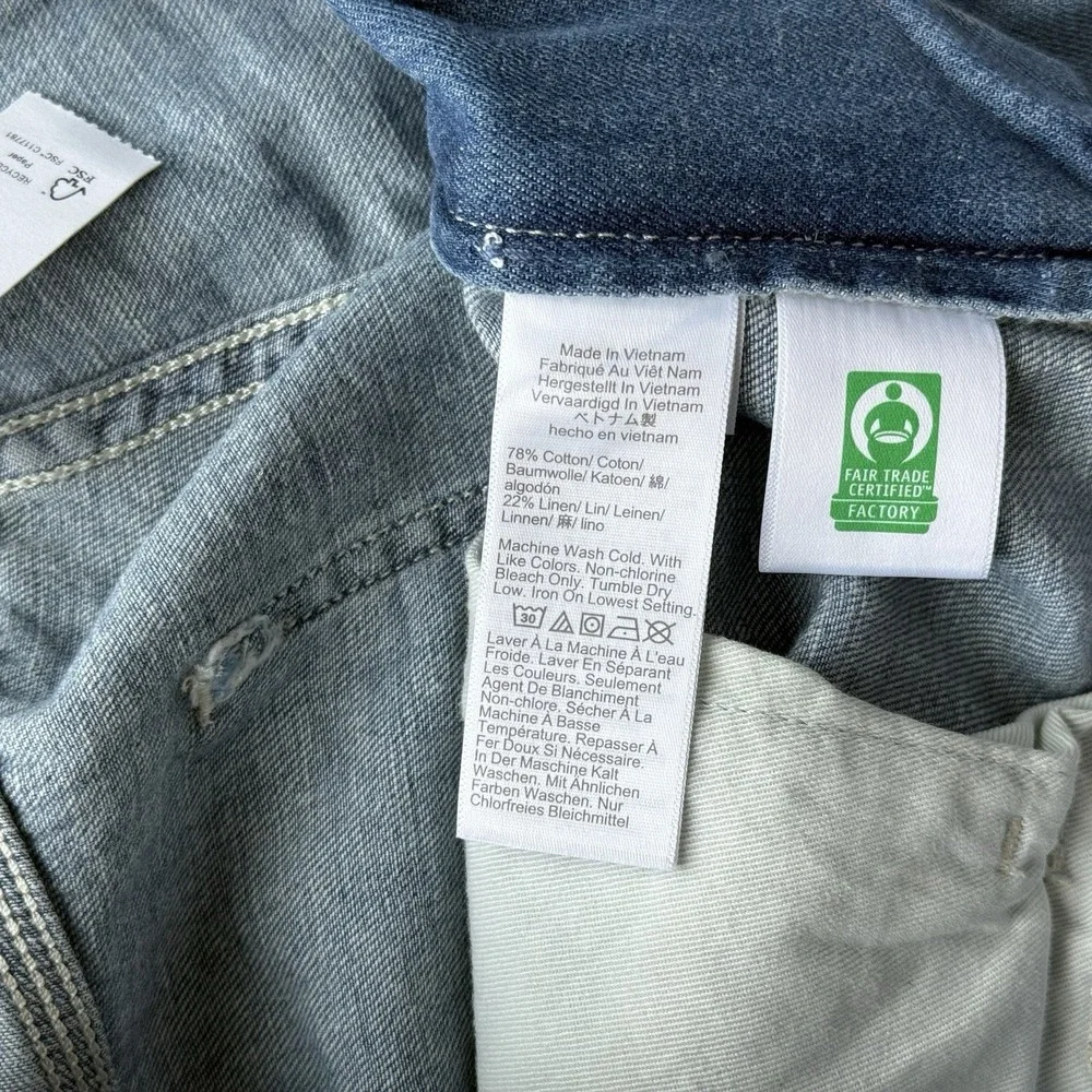 Wallace & Barnes cotton Linen carpenter jeans Pant Men's Size 31 Soft Fabric NWT